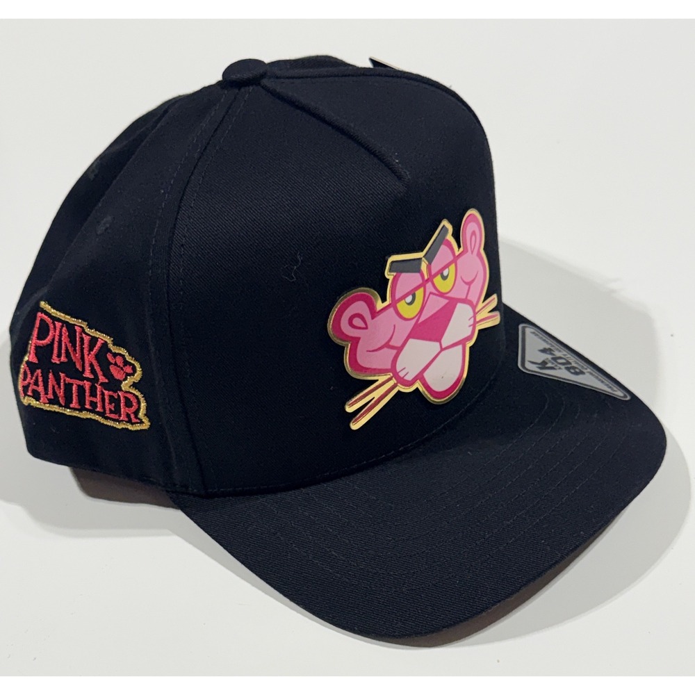 KAMEL 804 Snapback Hat - Black Pink Panther Cap - OSFM - NEW